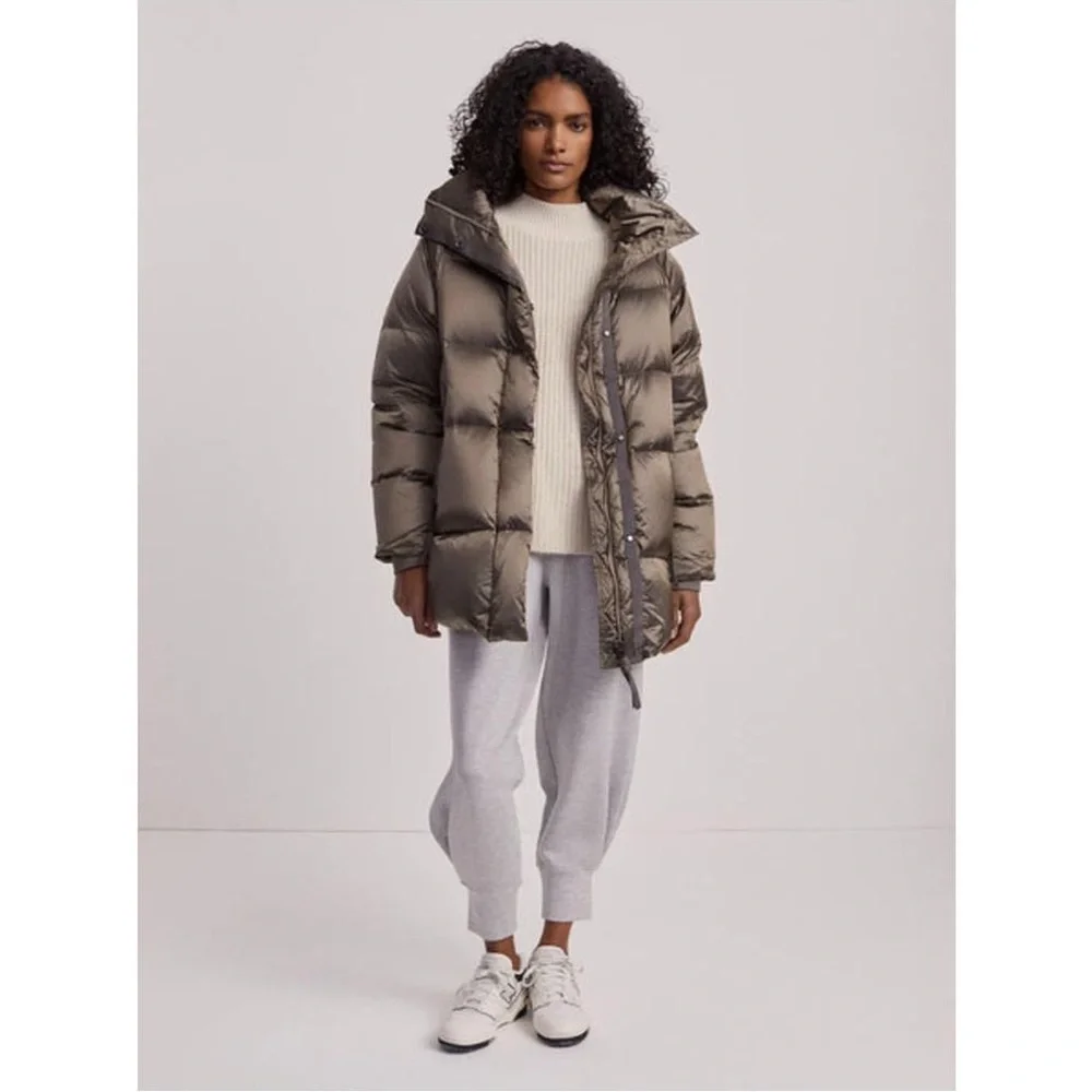 Varley Canton Down Jacket — brushed olive metallic - Picture 2 of 11